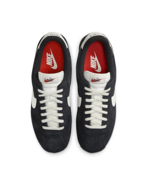 Nike Black Cortez Vintage Suede Shoes