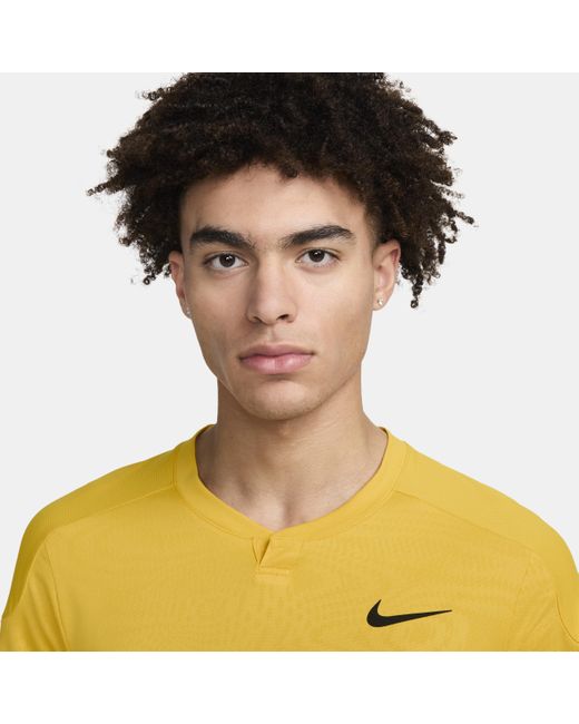 Nike Yellow Court Slam Top for men