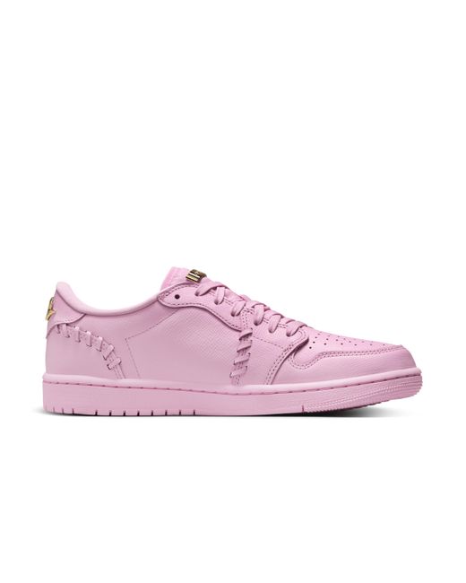 Nike Pink Air Jordan 1 Low Method Of Make Shoes Leather