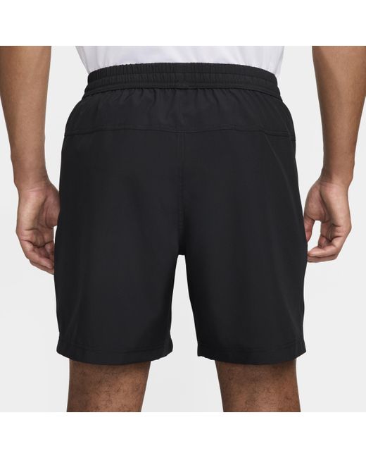 Nike Black Form Dri-Fit 7" Unlined Fitness Shorts for men