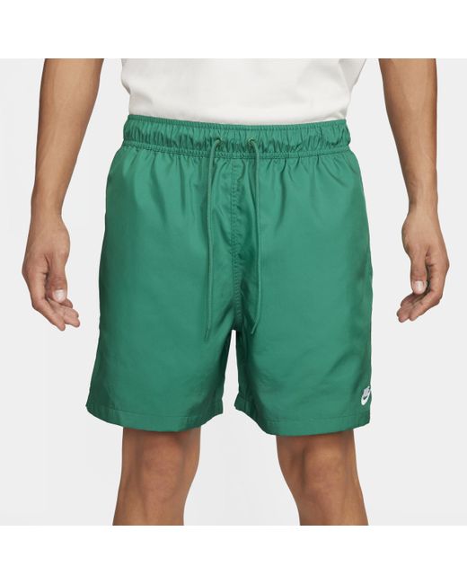 Nike Club Geweven Flowshorts in het Green voor heren