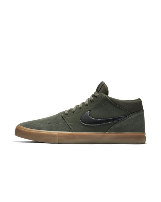 Nike Sb Solarsoft Portmore Ii Mid Skateboarding Shoe in Green for Men |  Lyst UK