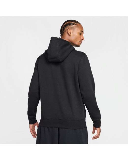 Nike Black Club Hoodies for men