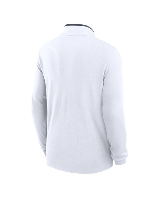 Nike Blue Arizona Victory Dri-Fit College 1/2-Zip Long-Sleeve Top for men