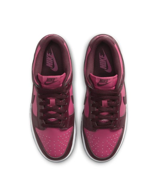 Nike Red Dunk Low Shoes