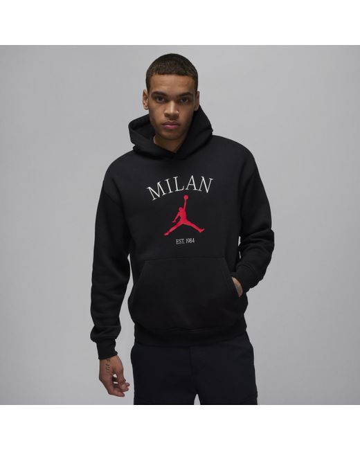 Nike Black Jordan London Pullover Hoodie Polyester for men