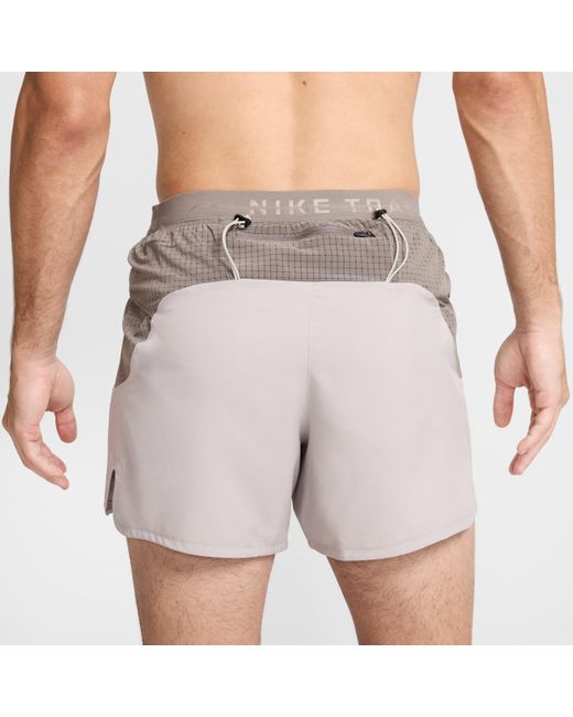 Nike Blue Trail Second Sunrise 5" Dri-Fit Adv Brief-Lined Running Shorts for men