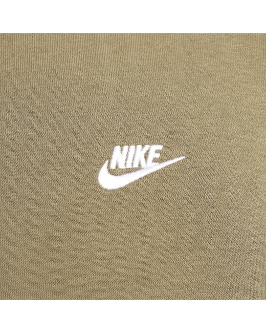 Nike Green Sportswear Club Oversized Fleece Crew-Neck Sweatshirt for men