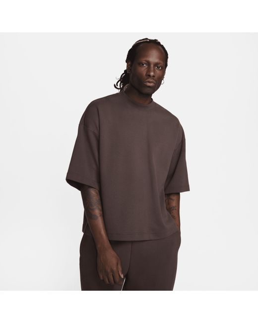 Nike Natural Sportswear Tech Fleece Reimagined Oversized Short-sleeve Sweatshirt for men