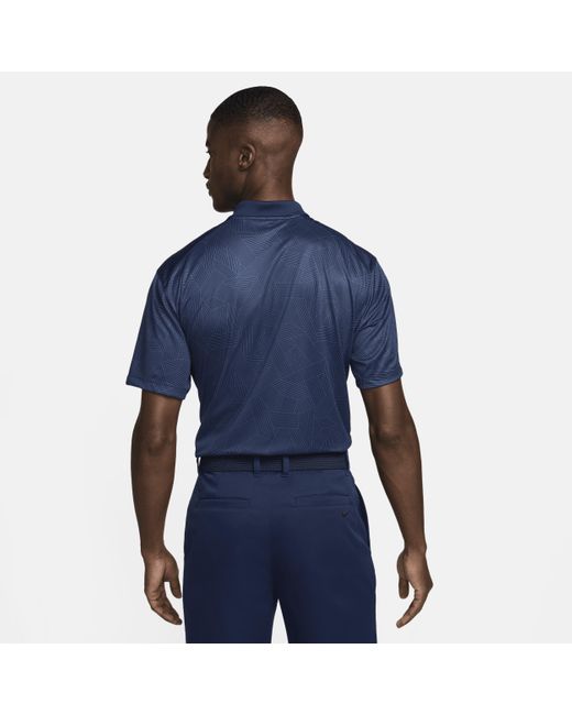 Nike Blue Victory+ Dri-fit Golf Polo Polyester for men