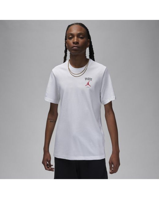 Nike Jordan Paris T-shirt in het White voor heren