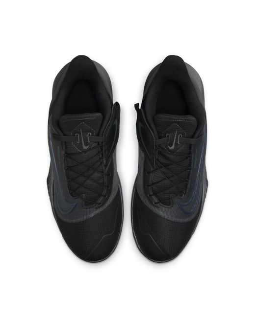 Nike Black Precision 7 Easyon Basketball Shoes for men