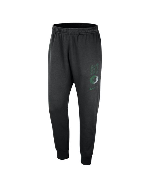 Nike Gray Boston Celtics Club Courtside Nba Jogger Pants for men