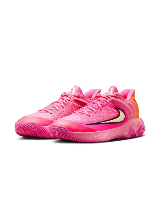 Nike Pink Giannis Immortality 4 Basketball Shoes for men