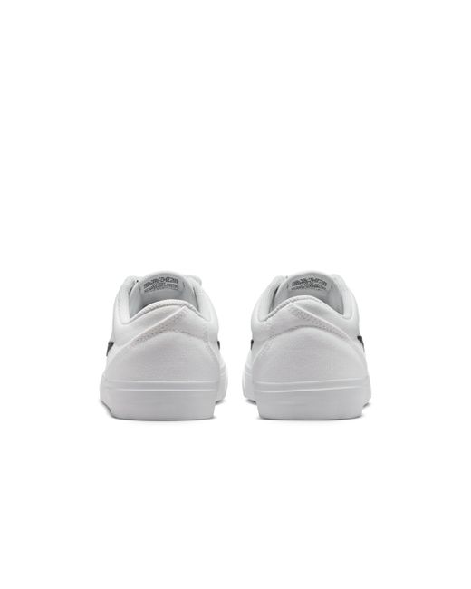 Nike White Charge Canvas Shoes