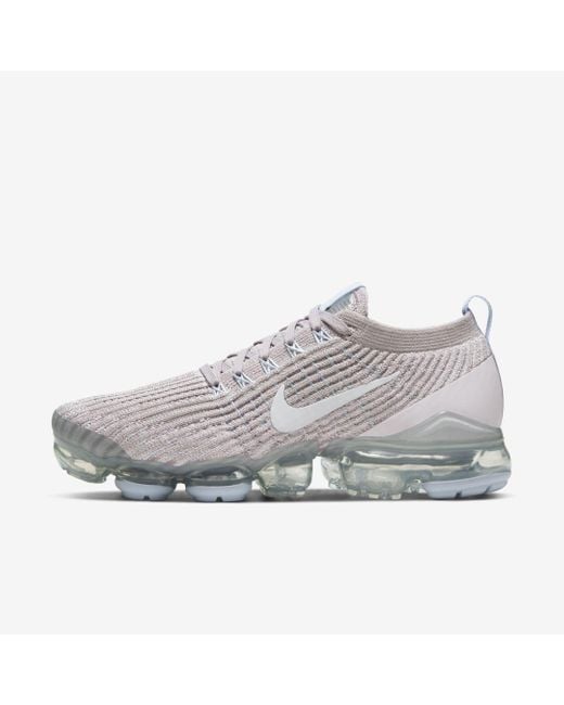 Nike Air Vapormax Flyknit 3 Shoe (violet Ash) in Gray | Lyst