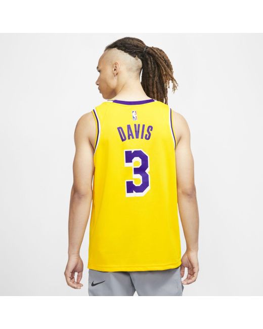 davis lakers jersey