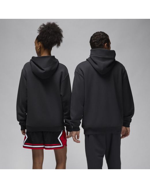 Nike Black Air Wordmark Fleece Hoodie for men