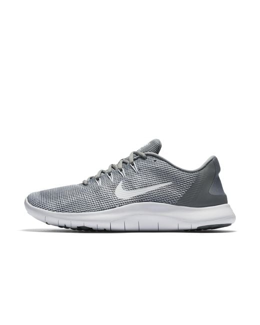 Nike Gray Flex 2018 Rn Running Shoe Grey for men