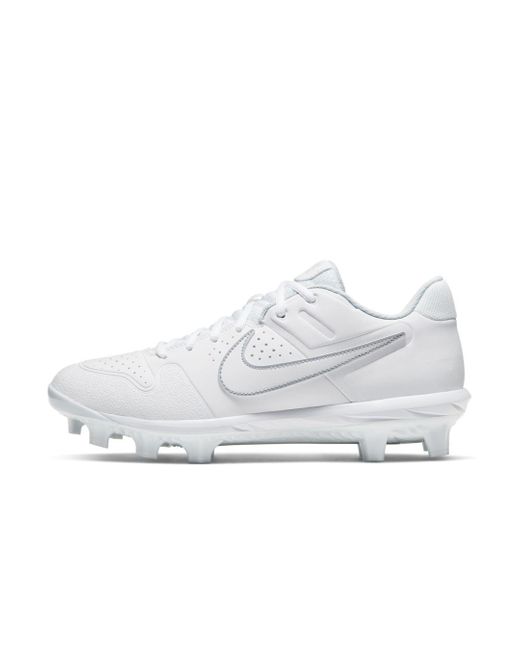 all white jordan baseball cleats