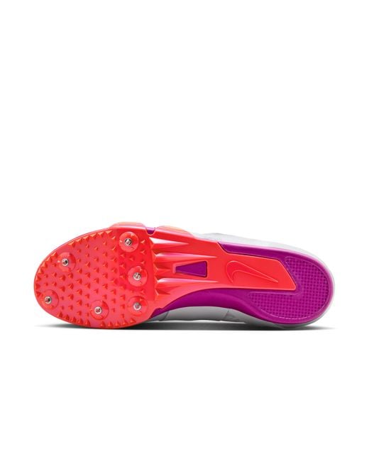 Nike White Pole Vault Elite Track & Field Jumping Spikes for men