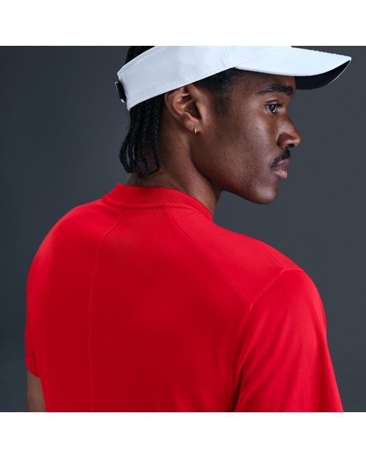 Nike Red Dri-Fit Victory Golf Polo for men