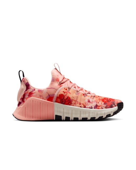 Nike Pink Free Metcon 6 Amp Workout Shoes