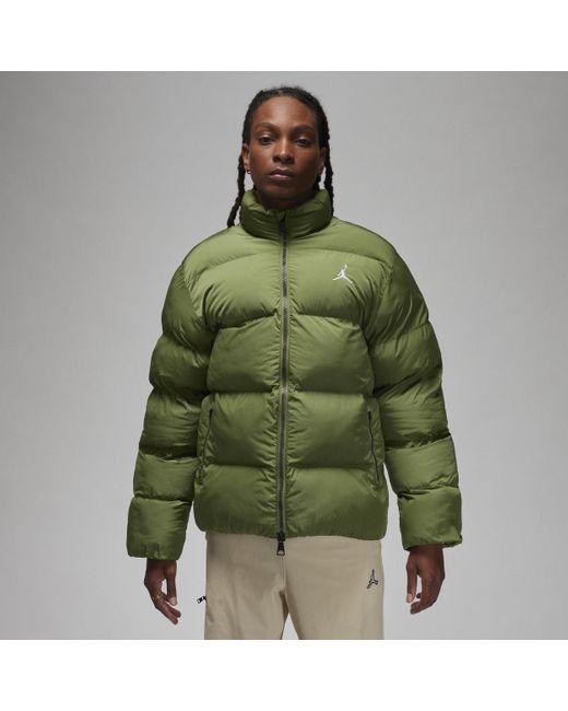 Nike Green Jordan Essentials Poly Puffer Jacket Polyester for men
