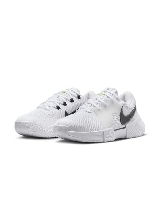 Nike White Zoom Gp Challenge 1 Hard Court Tennis Shoes