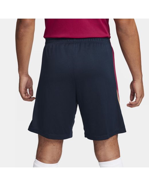 Nike Blue F.c. Barcelona Strike Dri-fit Football Shorts 50% Recycled Polyester for men