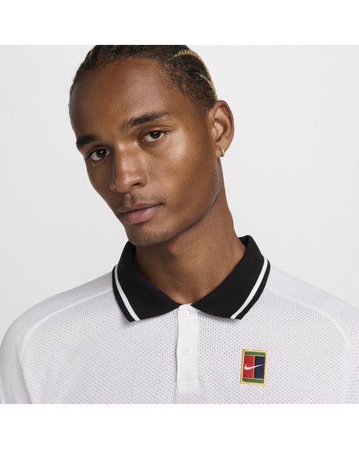 Nike Court Heritage Tennis Polo in White for Men Lyst UK