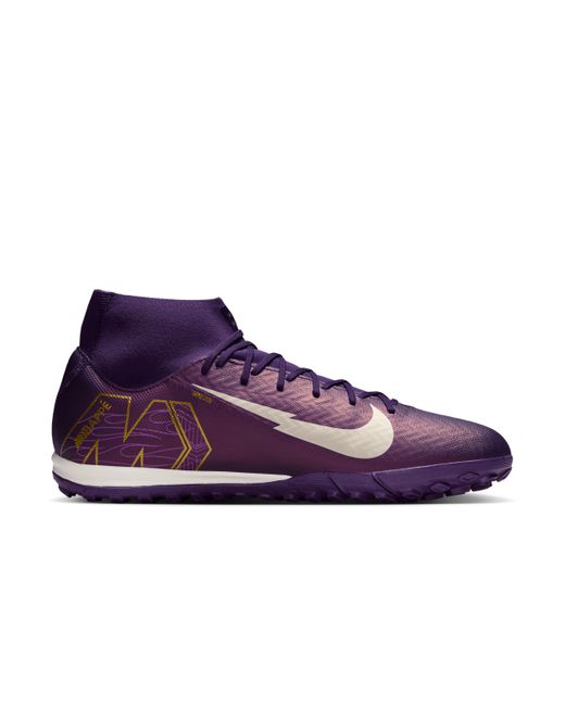 Scarpa Da Calcio A Taglio Alto Tf Mercurial Superfly 10 Academy "Kylian Mbappé" di Nike in Purple da Uomo