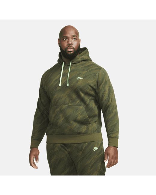 Nike Sportswear Sport Essentials+ Pullover Hoodie In Green, for Men | Lyst