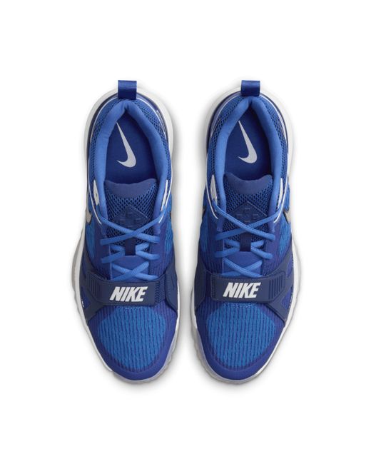 Nike Blue Air Zoom Diamond Elite Turf Baseball Shoes for men