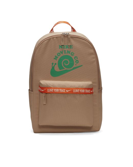 Nike Green Unisex Heritage Backpack (25l) In Brown,