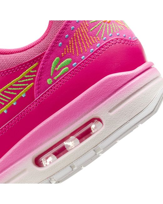 Nike Pink Air Max 1 Premium Shoes for men