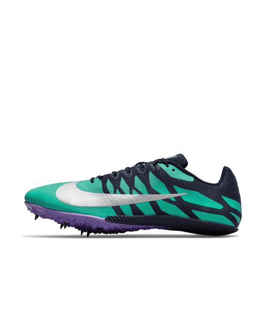 Purple hotsell nike spikes