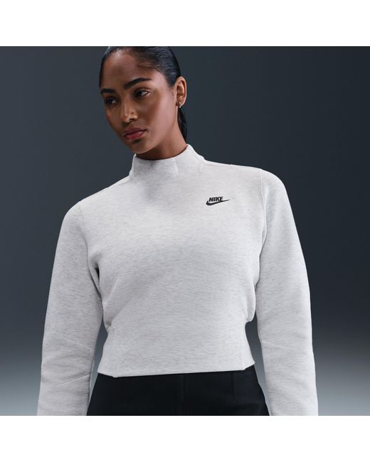 Nike Gray Tech Fleece Crew