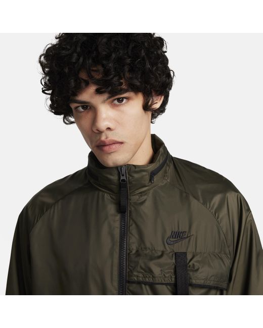 Nike Green Sportswear Tech Woven N24 Packable Lined Jacket Polyester for men