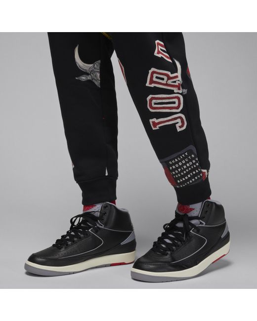 Nike Black Brooklyn Fleece Sweatpants for men