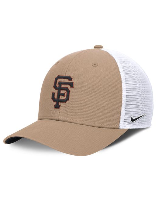 Nike Brown San Francisco Giants Hemp Rise Mlb Trucker Adjustable Hat for men