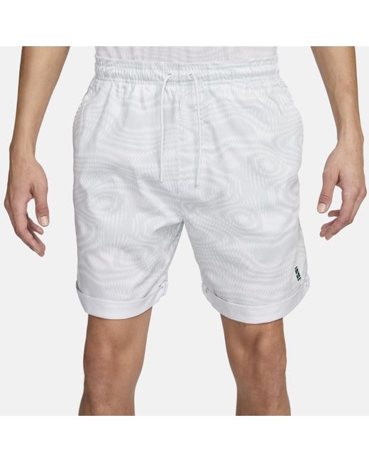 Nike Court Heritage Dri-fit Tennisshorts in het White voor heren