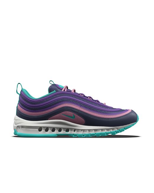 Nike Blue Air Max 97 By You Custom Shoes Leather for men
