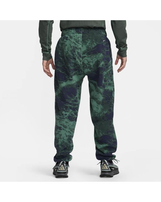 Pantaloni con stampa all-over acg "wolf tree" di Nike in Blue da Uomo