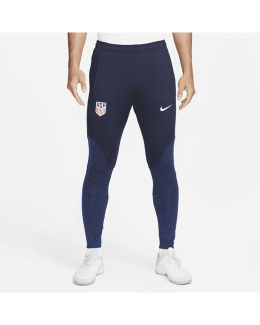 Nike U.s. Strike Dri-fit Knit Soccer Pants In Blue, for Men | Lyst