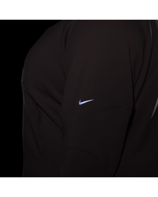 Nike Purple Dri-fit Prima 1/2-zip Training Top (plus Size)