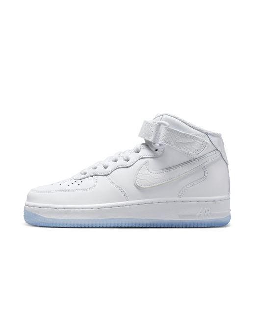 Nike Gray Air Force 1 Mid Shoes