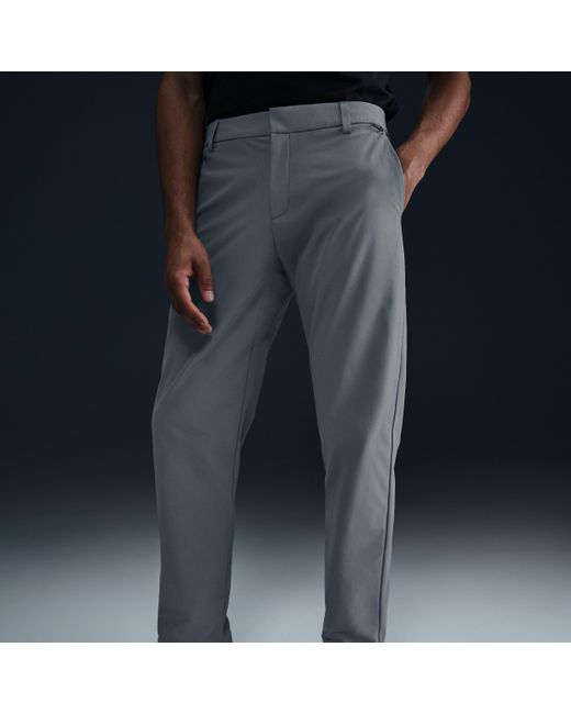 Nike Blue 24.7 Perfectstretch Dri-Fit 5-Pocket Regular Pants for men