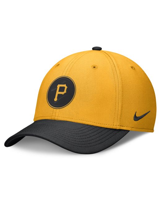 Nike Yellow Pittsburgh Pirates City Connect Swoosh Dri-fit Mlb Hat for men