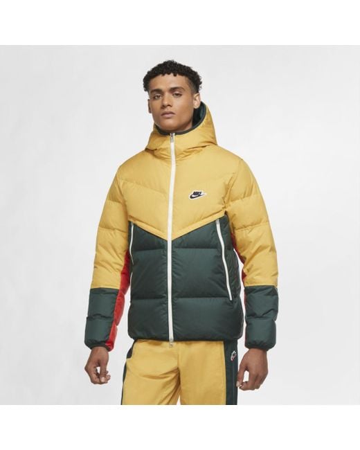 Nike Sportswear Down-fill Windrunner Jacket in Green for Men | Lyst